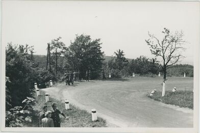 Ecce Homo u Šternberku - po nehodě 30. 6. 1951 – „Sojkova zatáčka“